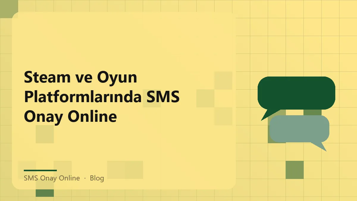 SMS onay online ile güvenli oyun hesap doğrulama